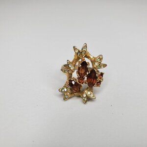 Madeira Creations 18K HGE Ring Size 6‎ Brown Gold G